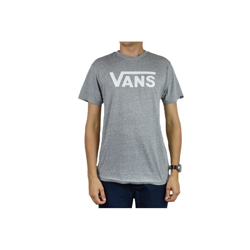 Мужская спортивная футболка серая с логотипом  Vans Classic Heather Athletic Tee M VN0000UMATH