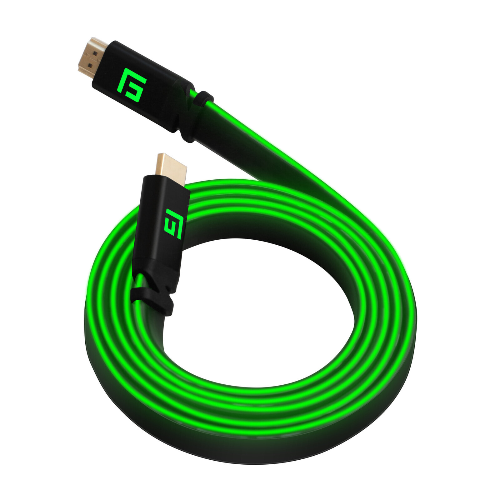 Floating Grip HDMI Kabel High Speed 8K/60Hz LED 3.0m grün - Cable - Digital/Display/Video