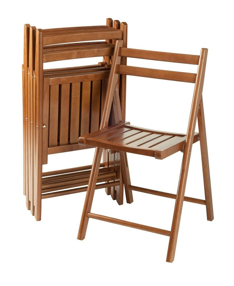 Winsome robin 4-Piece Folding Chair Set