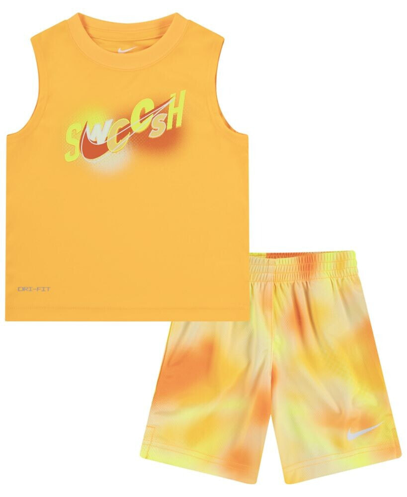 Nike toddler Boys Hazy Rays Tank Top and Shorts Set