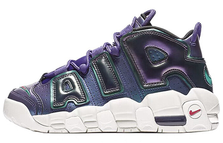 Nike Air More Uptempo 高帮 复古篮球鞋 GS 电光紫 / Кроссовки Nike Air More Uptempo GS 922845-500