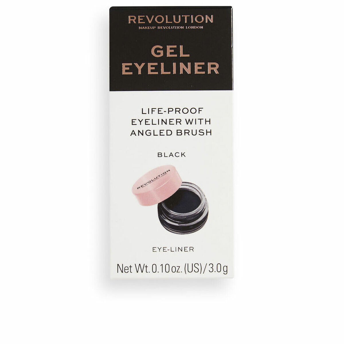 Eyeliner Revolution Make Up Gel Eyeliner Гель Чёрный 3 g