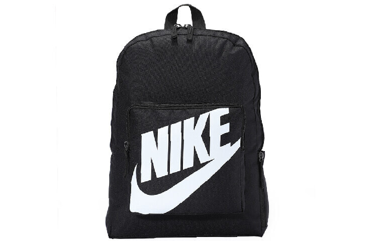 Nike 耐克 字母大logo基础款学生 涤纶 书包背包双肩包 男女同款情侣款 黑色 / Рюкзак Nike BA5928-010 Backpack