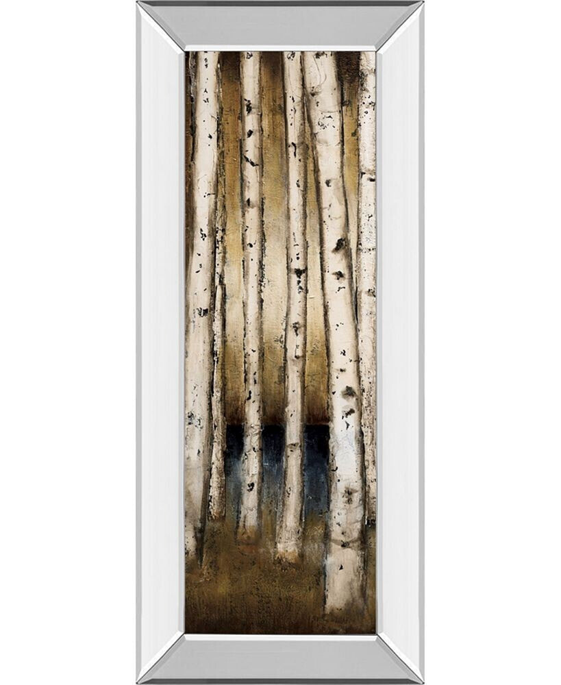 Classy Art birch Landing I by St Germain Mirror Framed Print Wall Art - 18