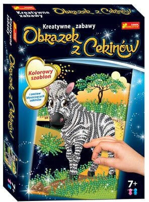 Ranok Sequin Zebra Picture - 15160262