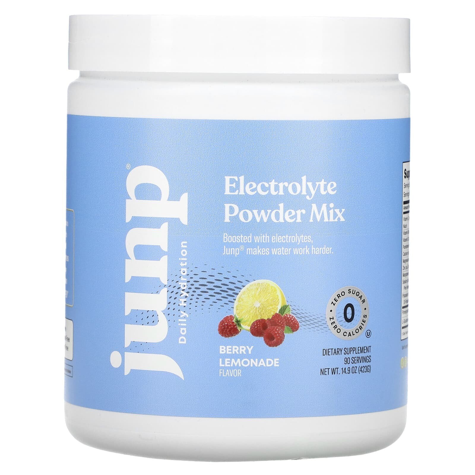 JUNP Hydration, Electrolyte Powder Mix, Wild Berry, 14.9 oz (423 g)