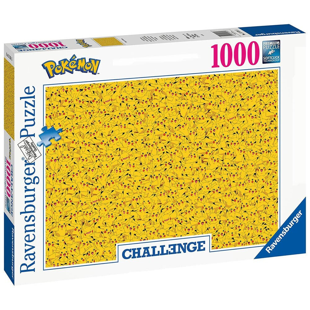 RAVENSBURGER 1000 Pieces Challenge Pikachu Puzzle