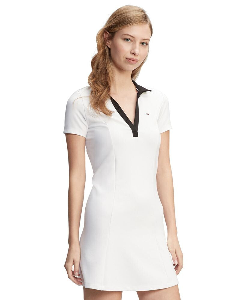 Tommy Jeans women's Johnny-Collar Tennis Dress