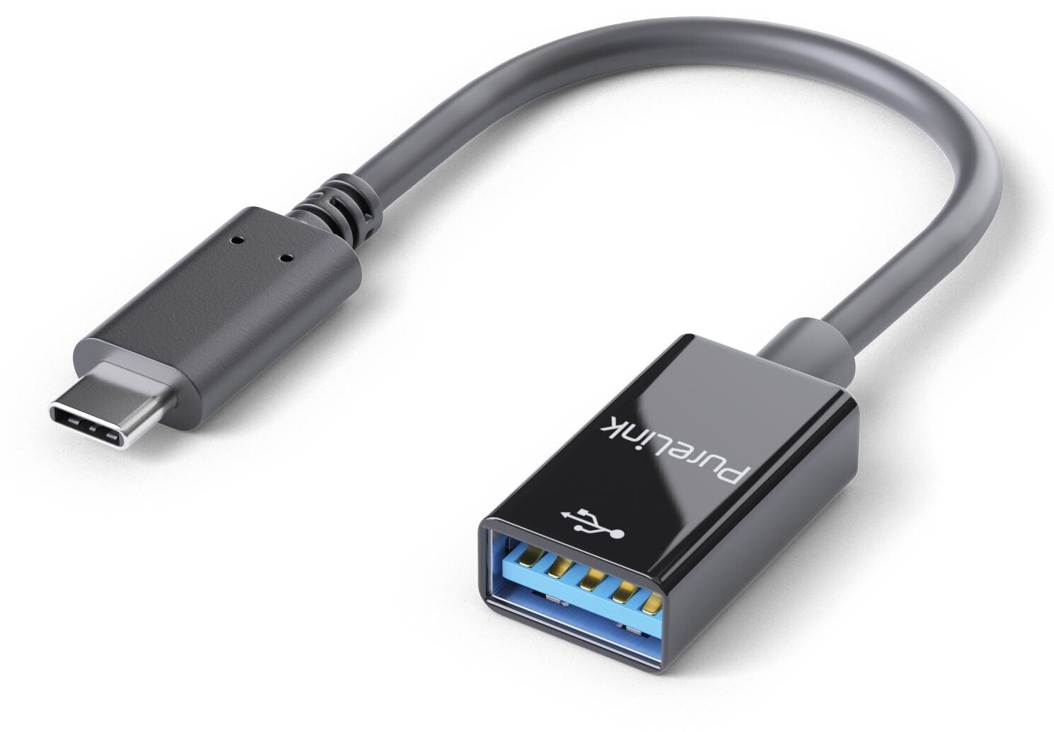 PureLink IS231 кабельный разъем/переходник USB-C USB-A Черный