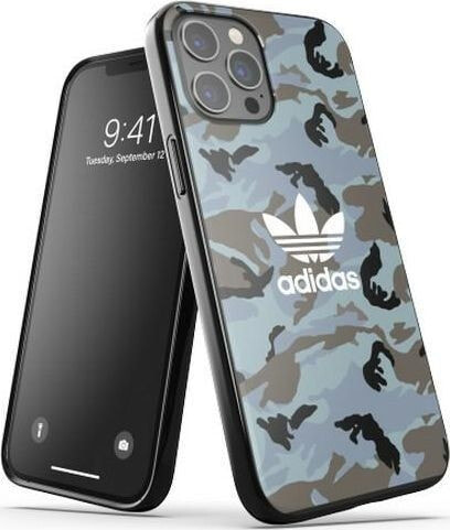чехол силиконовый принт камуфляж с логотипом iPhone 12 Pro Max adidas