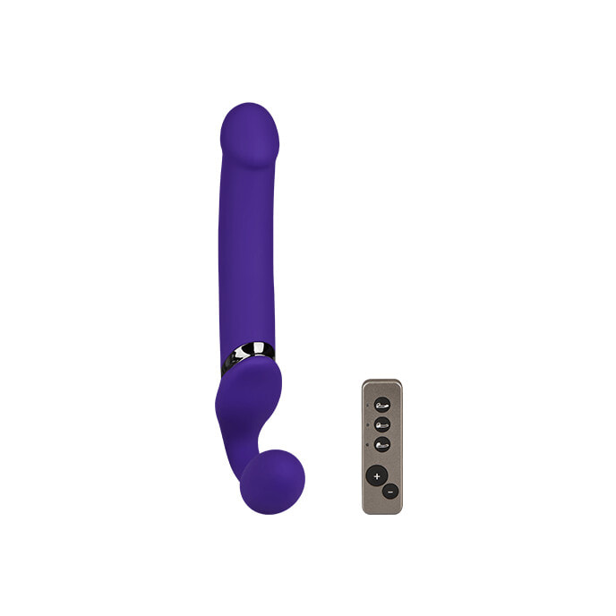 Vibrating Bendable Strap-On - Size XL, 35 cm