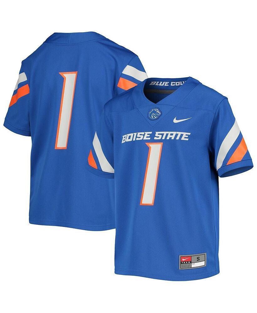 Nike big Boys #1 Royal Boise State Broncos Untouchable Football Jersey