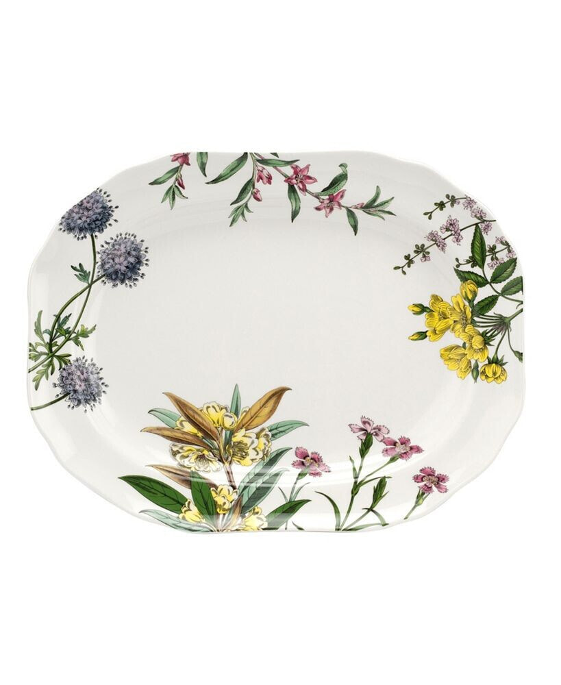 Stafford Blooms 14 Inch Oval Platter