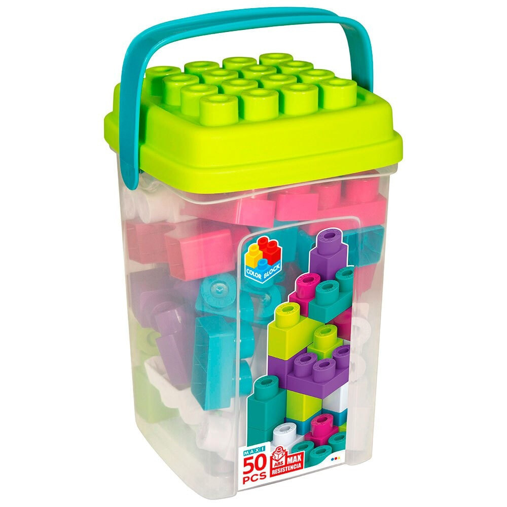 COLOR BABY Play And Build Maxi 50 Pieces Building Blocks