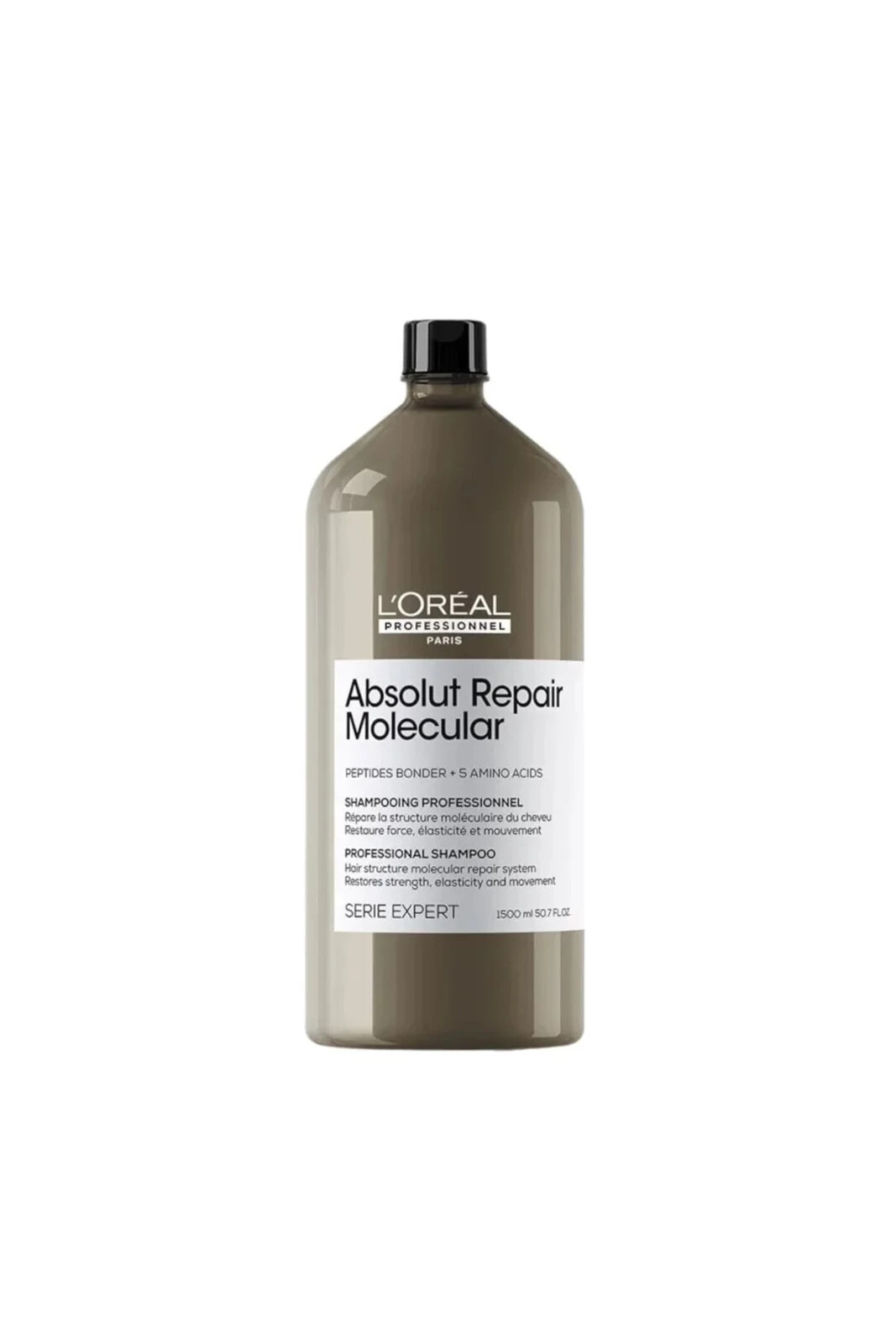 LOREAL Absolut Repair Molecular Tüm Saçlar İçin Sülfatsız Onarıcı Şampuan 1500ml 50.7 fl oz CYT7976