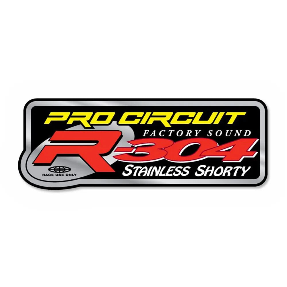 PRO CIRCUIT DCR304 muffler badge