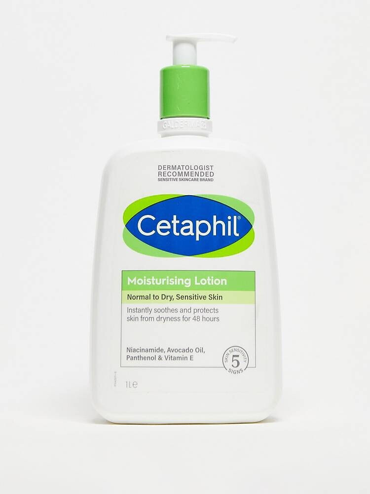 Cetaphil – Feuchtigkeitsspendende Lotion für Gesicht & Körper für normale bis trockene, sensible Haut, 1 l