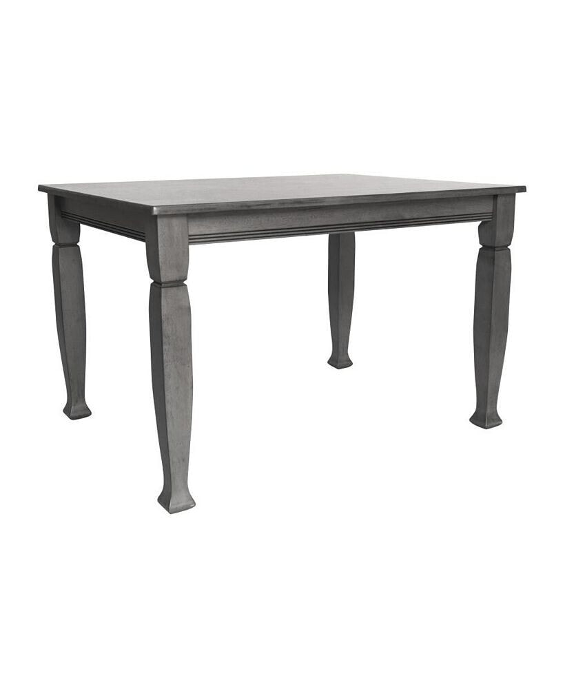 MERRICK LANE finnley Wooden Dining Table With Sculpted Legs