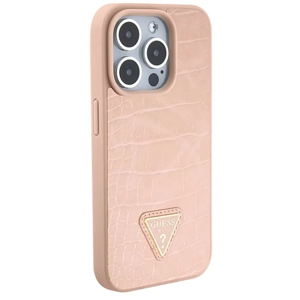 GUESS Guhcp15Lpcrthcp iPhone 15 Pro 6.1 Croco Triangle phone case