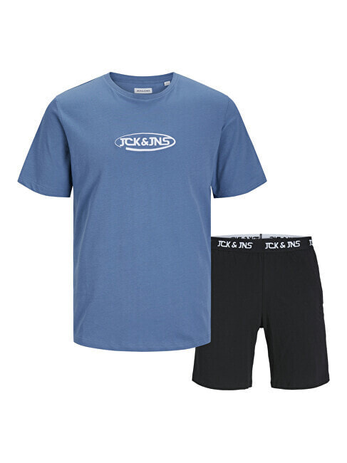 Pánská sada - triko a kraťasy JACOLIVER Standard Fit 12257169 Coronet Blue