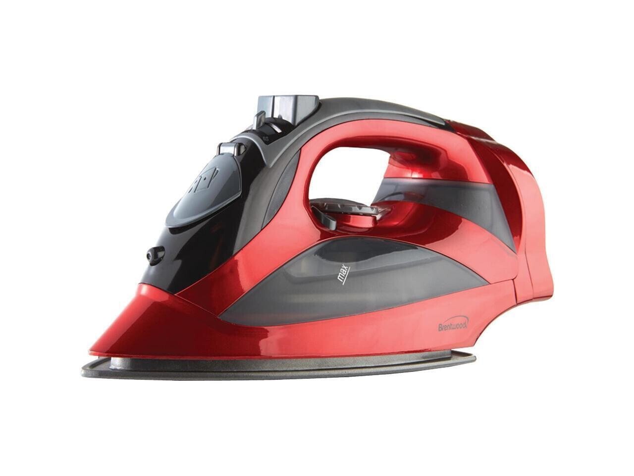 Brentwood Appliances Red Steam Iron with Retractable Cord MPI-59R