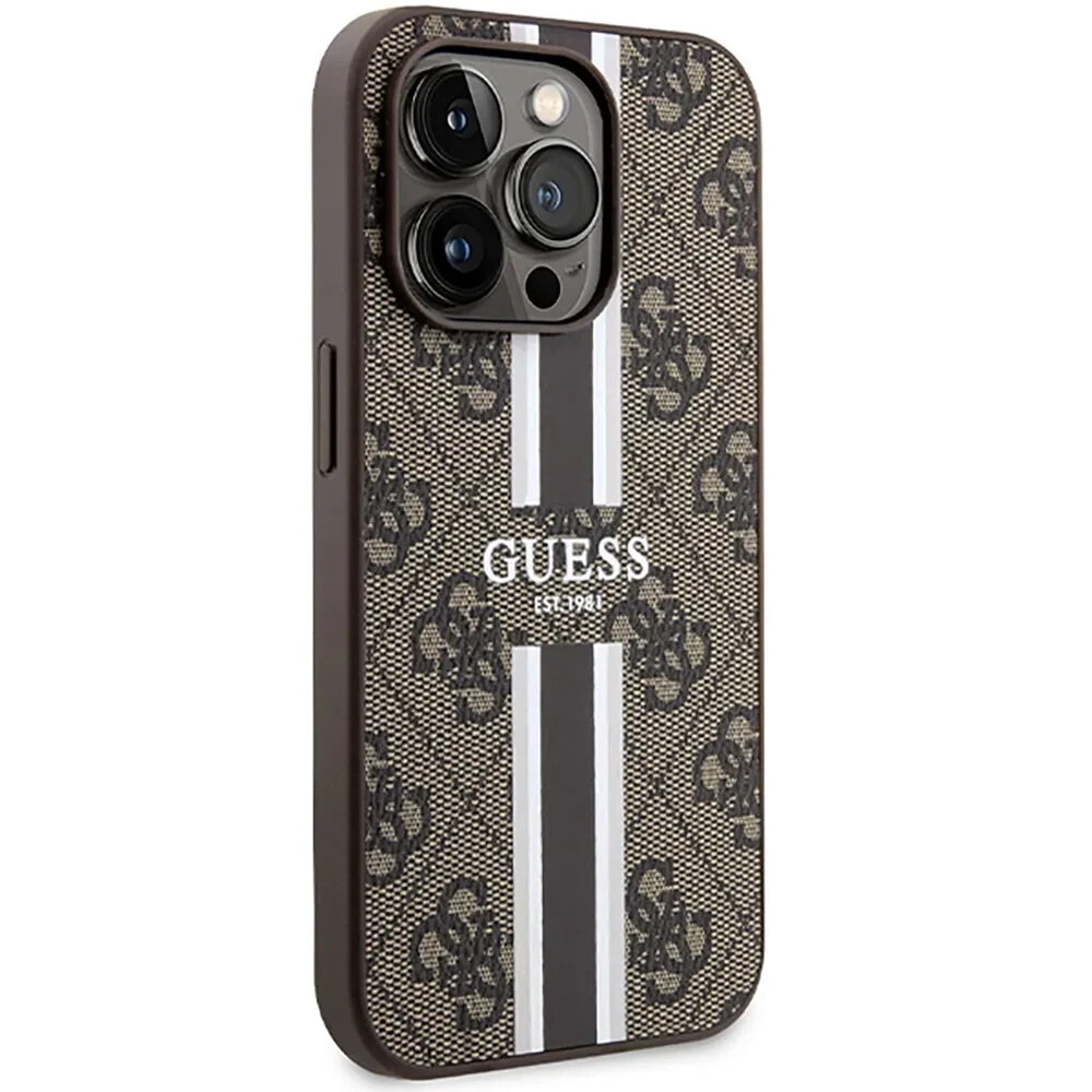 GUESS Guhmp15Lp4Rpsw iPhone 15 Pro 6.1 4G Printed Stripes phone case