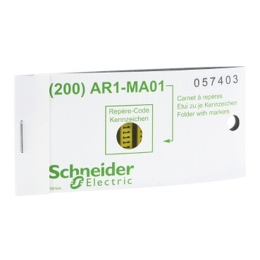 Schneider Electric AR1MB01D маркер для кабелей Желтый 200 шт
