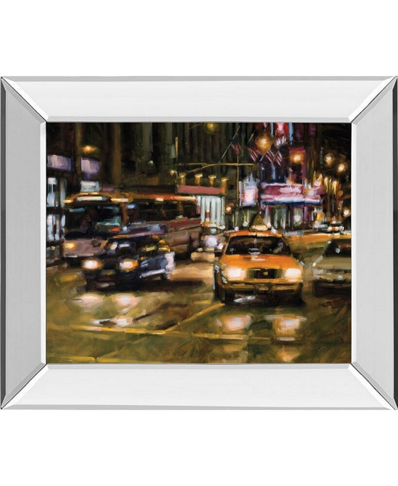 Classy Art radio City, New York City by Desmond O'Hagan Mirror Framed Print Wall Art, 22