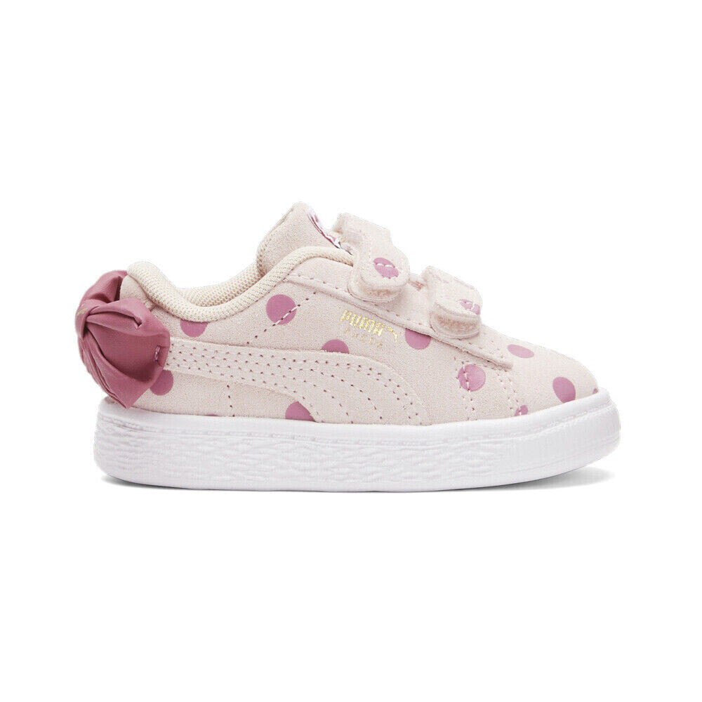 Puma Suede Classic Lf Bow Polka Dot Slip On Toddler Girls Size 10 M Sneakers Ca