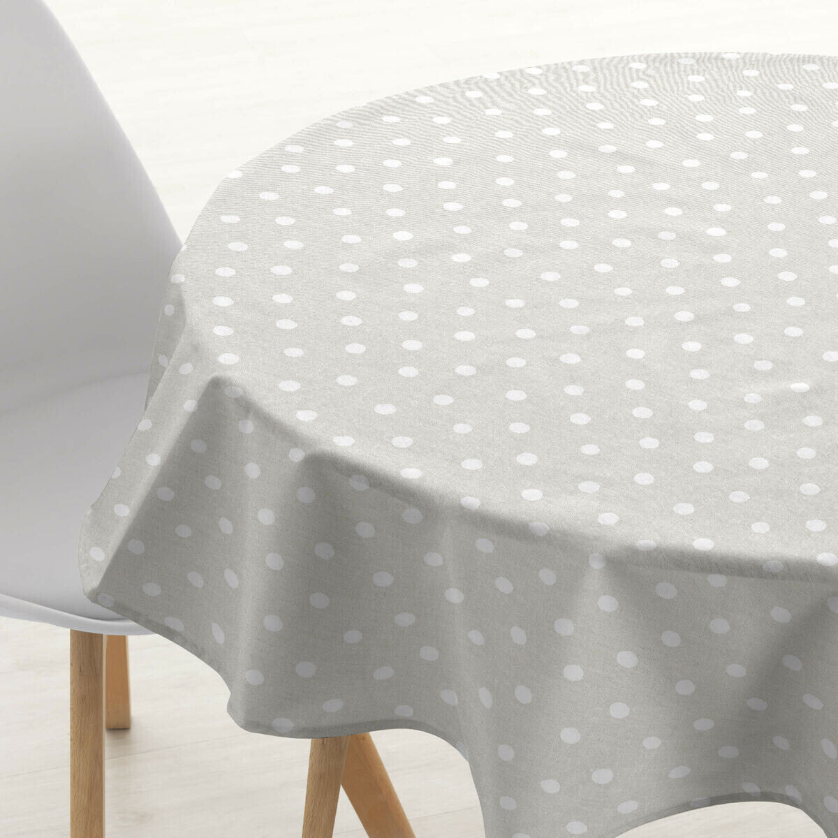 Stain-proof resined tablecloth Belum 0120-175 Grey Ø 140 cm