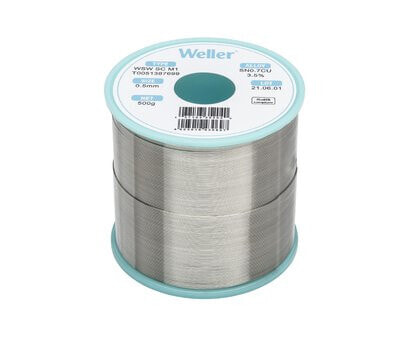 Weller Tools Weller WSW SC M1 0,5mm - 500g - SN0,7CU3,5% - Solder wire - Weller - 420130 mm - 500 g