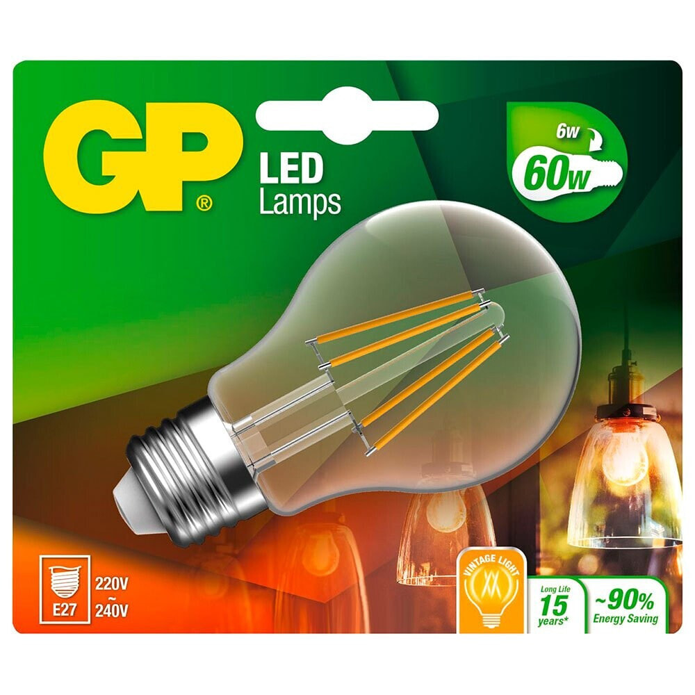 GP BATTERIES Lighting Filament Classic E2760W Light Bulb