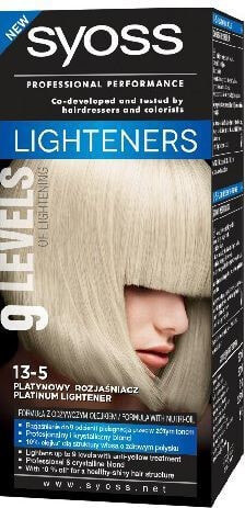 Syoss Levels Lighteners 13-5 Осветляющая краска для волос, оттенок платиновый