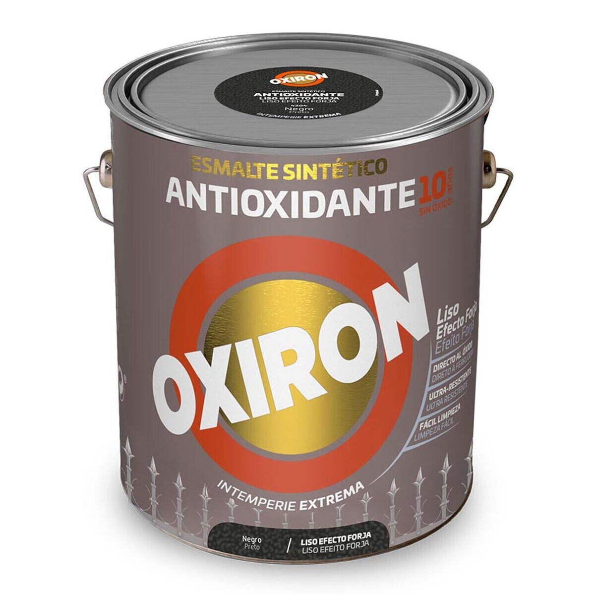 Синтетическая эмаль Oxiron Titan 5809095 Чёрный антиоксидантами