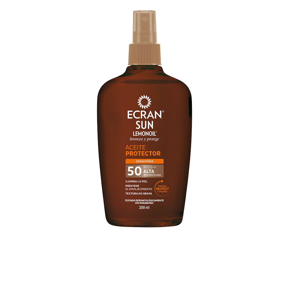 Ecran Sun Lemonoil SPF50 Масло для загара  200 мл