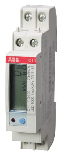 ABB C11 110-101 MID - Electronic - Black - IP20 - -25 - 70 °C - 5 A - 50 / 60 Hz