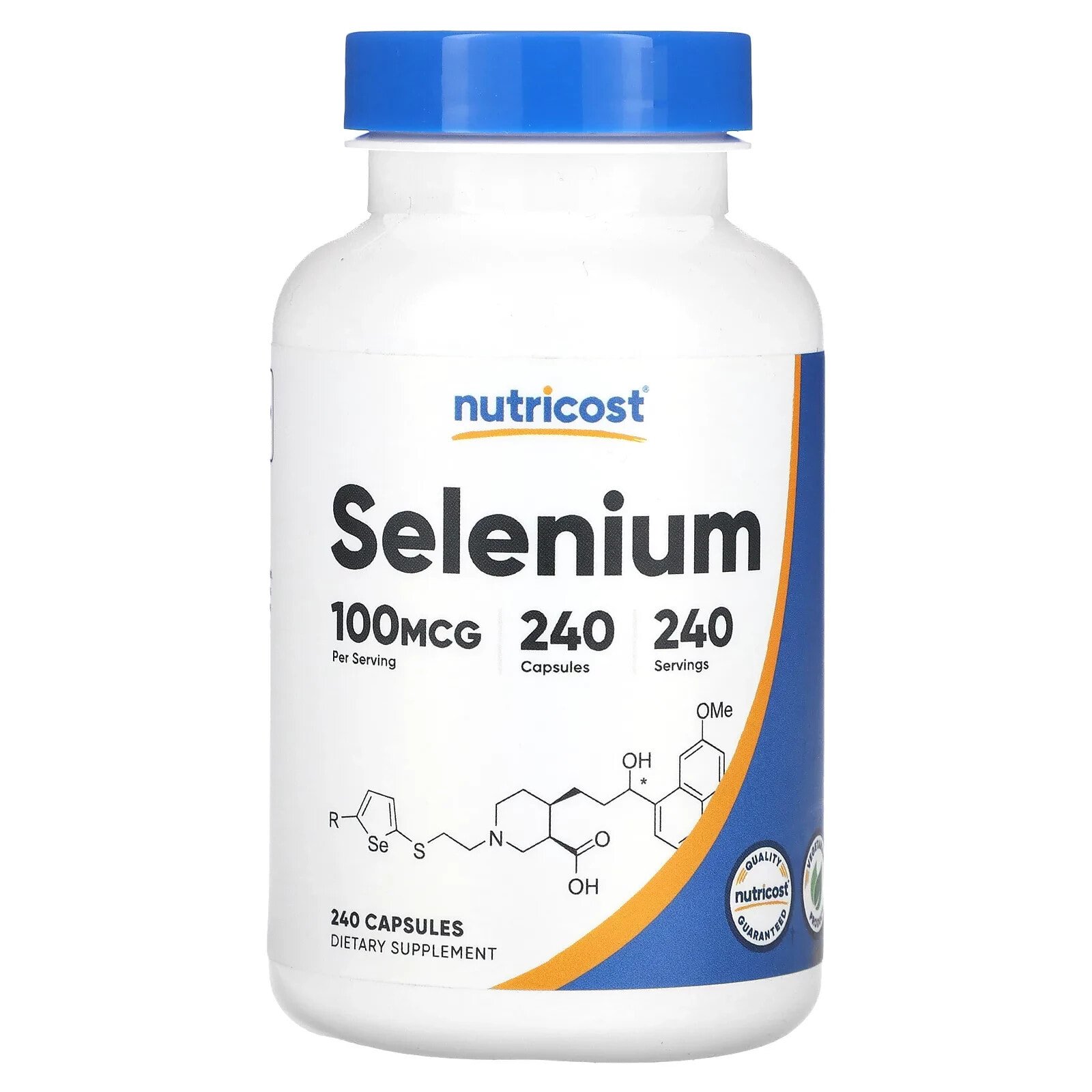 Selenium, 200 mcg, 240 Capsules