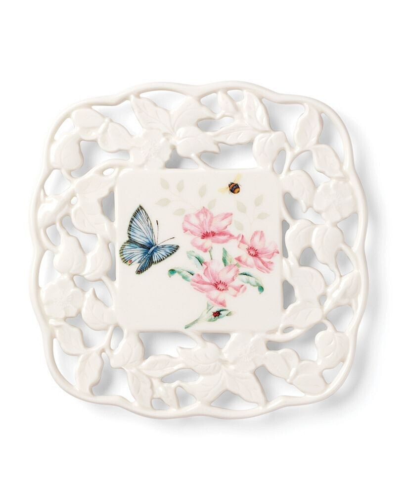 Lenox butterfly Meadow Kitchen Carved Trivet, Created for Macy's