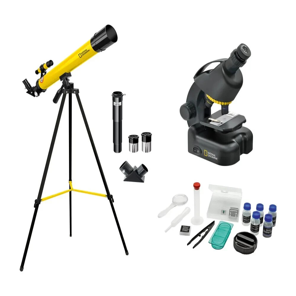 NATIONAL GEOGRAPHIC Telescope + Set Advanced Users microscope