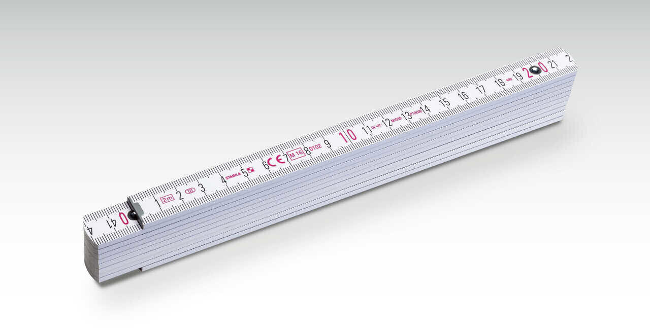 Stabila Series 400 - Wood - Metric - cm - mm - White - cm/mm - III