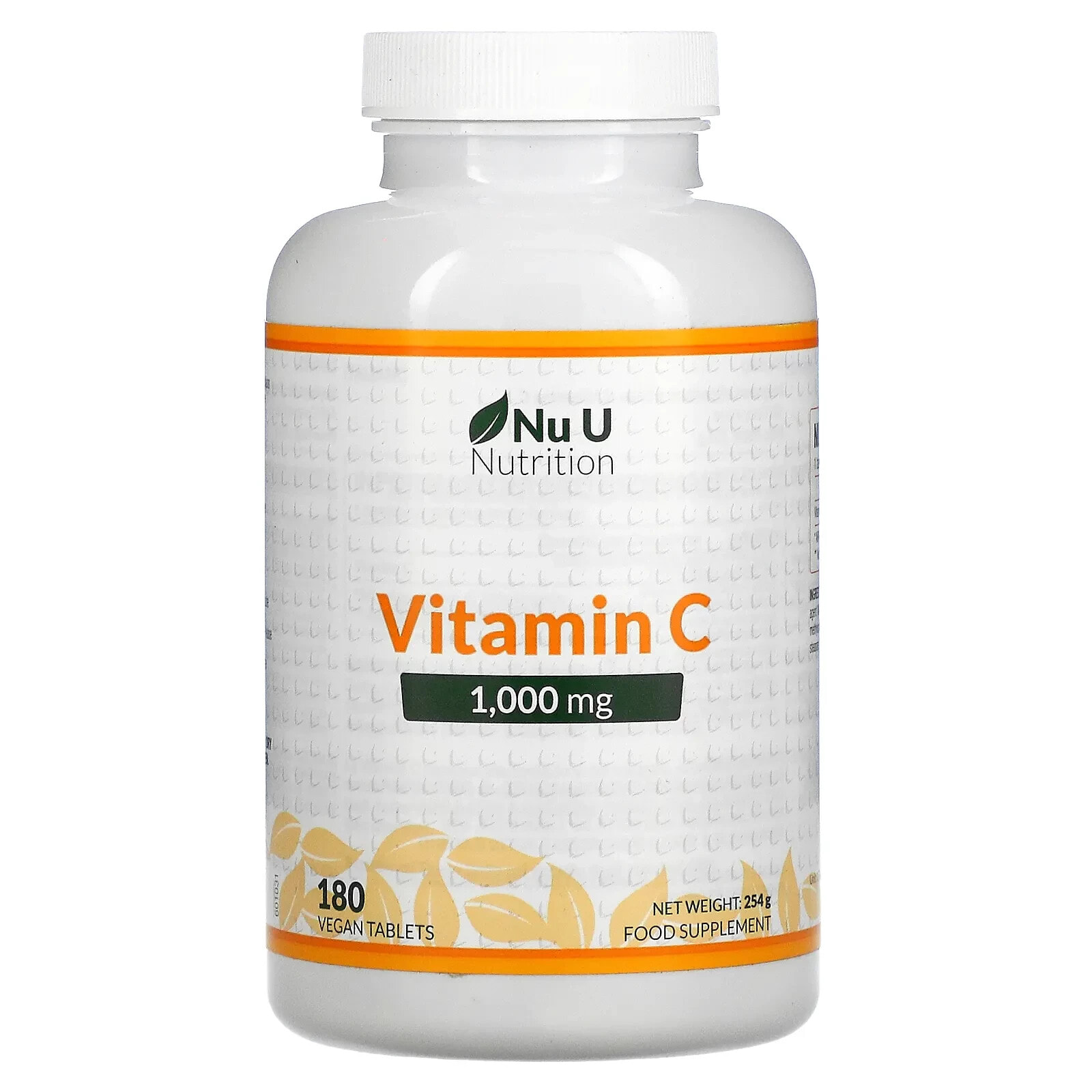 Vitamin C, 1,000 mg, 180 Vegan Tablets
