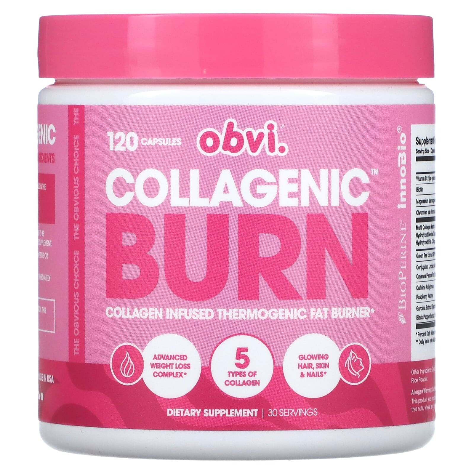 Collagenic Burn, 120 Capsules