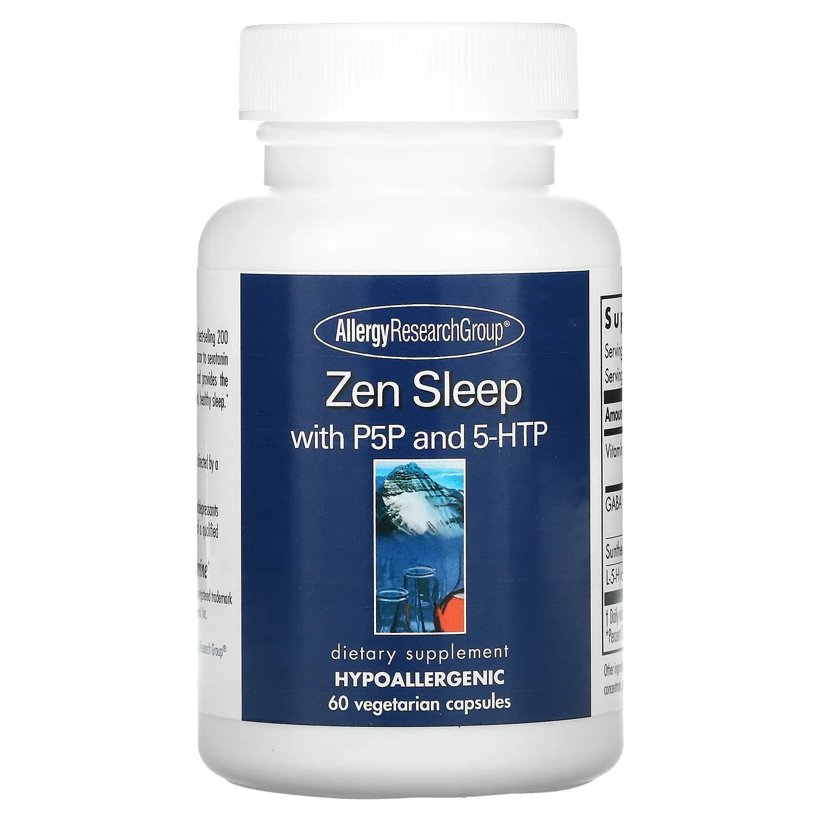 Allergy Research Group, Zen Sleep with P5P and 5-HTP, 60 Vegetarian Capsules