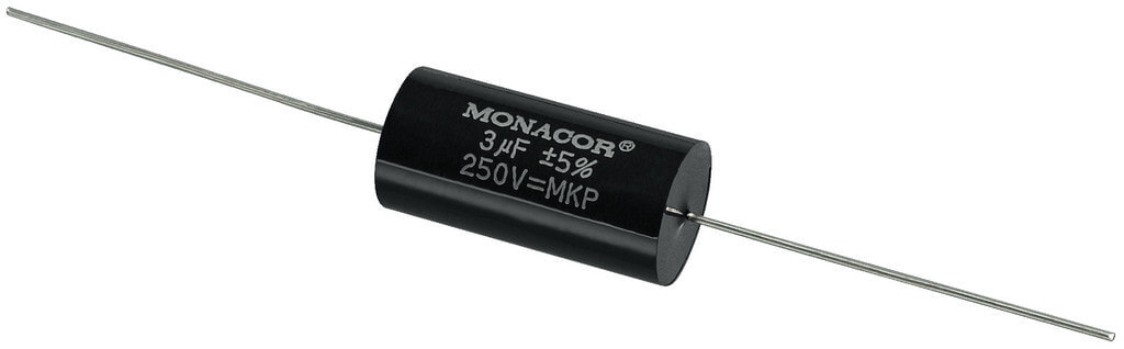 Monacor MKPA-30 конденсатор Черный Цилиндрический