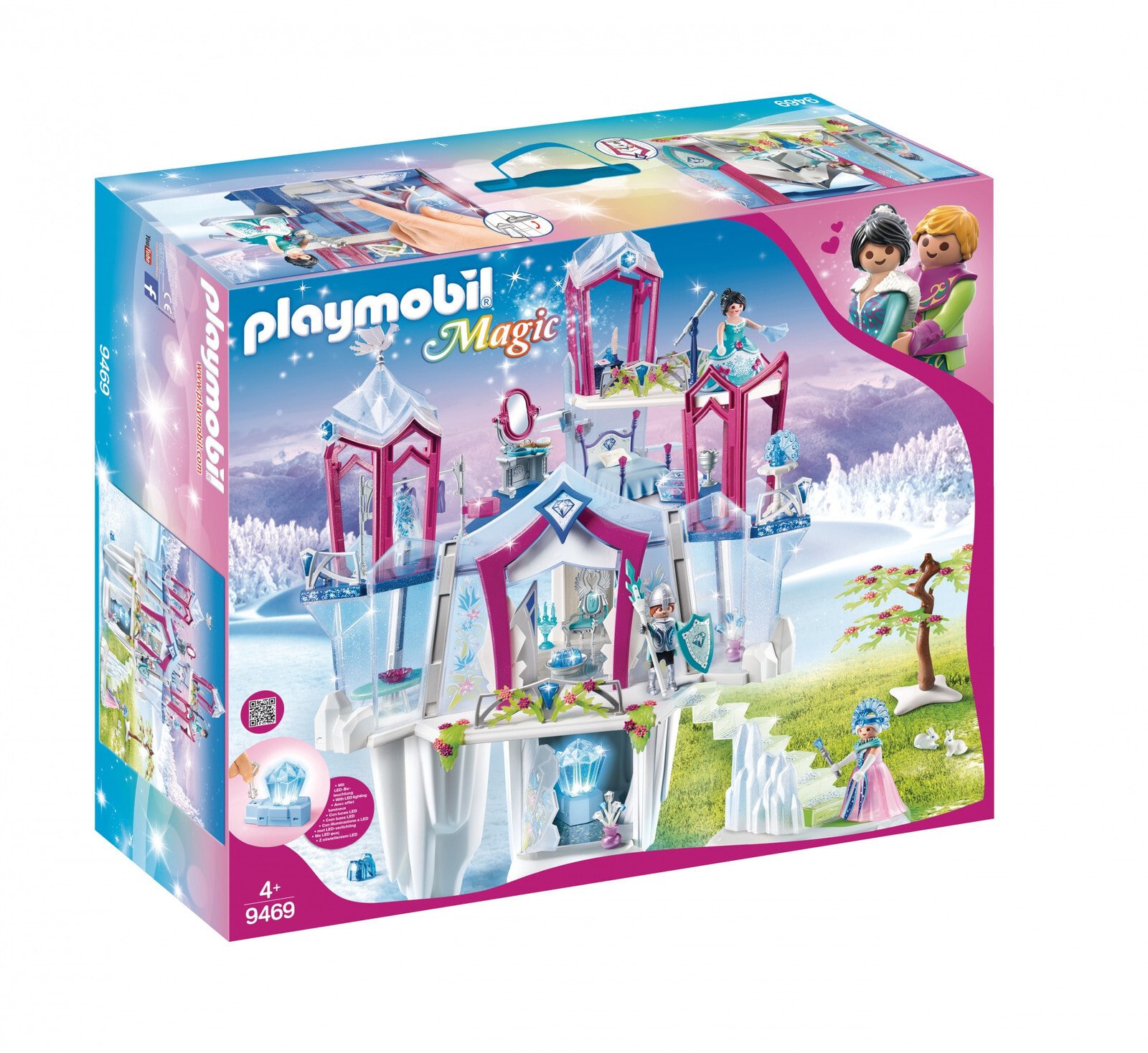 Игровой набор с элементами конструктора Playmobil Magic 9469 Сверкающий хрустальный дворец