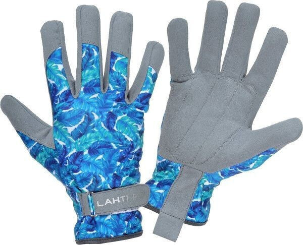 Lahti Pro GLOVES LEATHER SYNT. FLOWERS L272708P, CARD, "8", CE, LAHTI