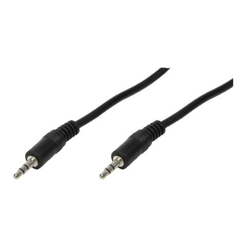 LogiLink 3.5mm - 3.5mm, 5m аудио кабель 3,5 мм Черный CA1052