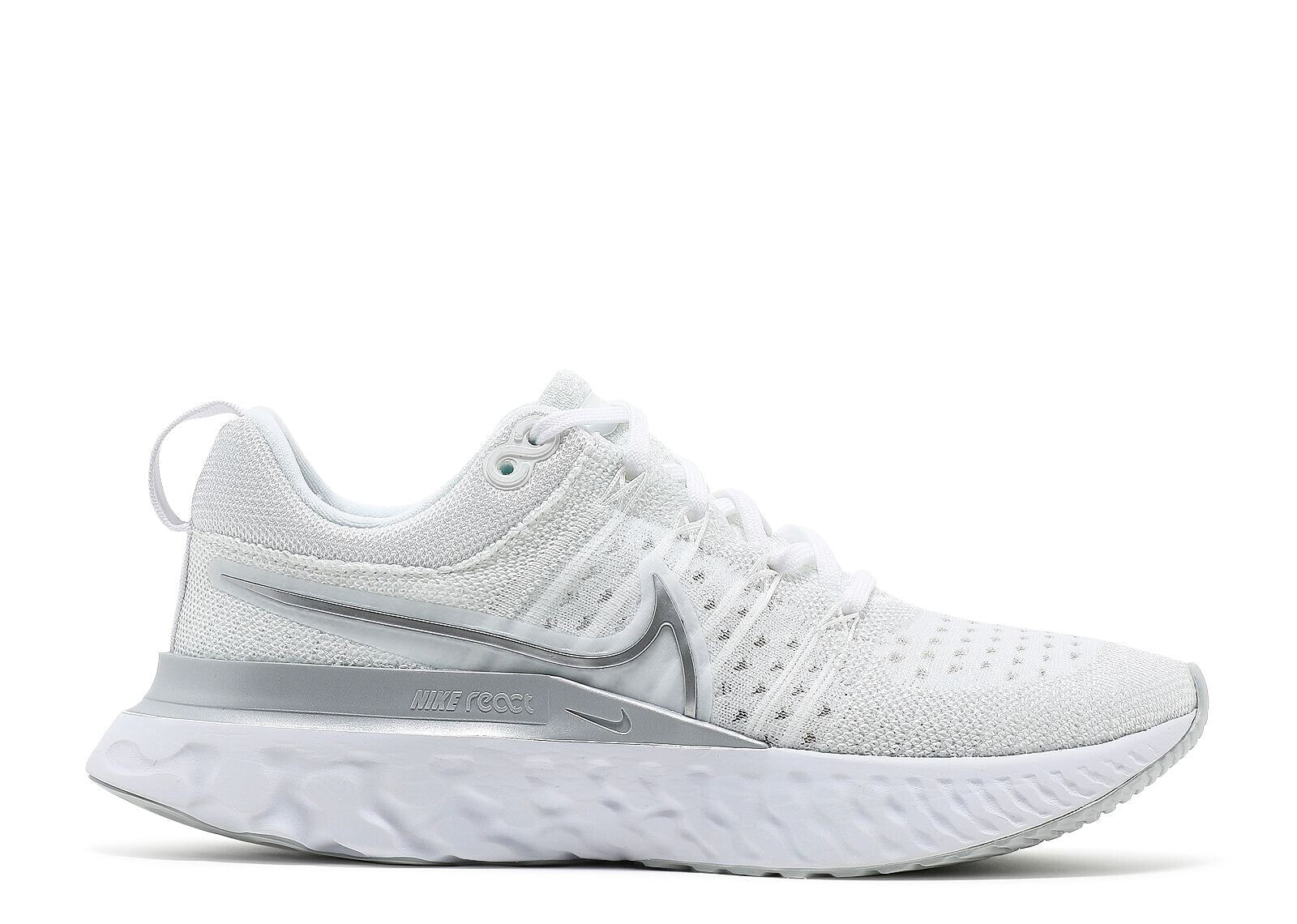 Wmns React Infinity Run Flyknit 2 'White Metallic Silver'