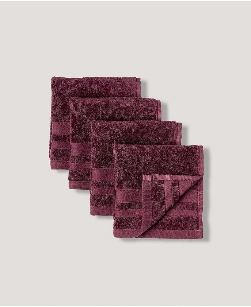 Pact organic Cotton Luxe Washcloth 4-Pack