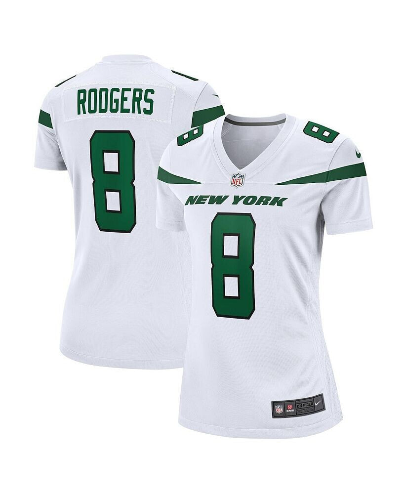 Nike women's Aaron Rodgers White New York Jets Game Jersey